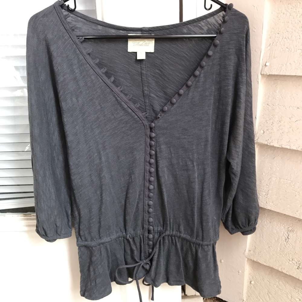 Anthropology Peplum Blouse